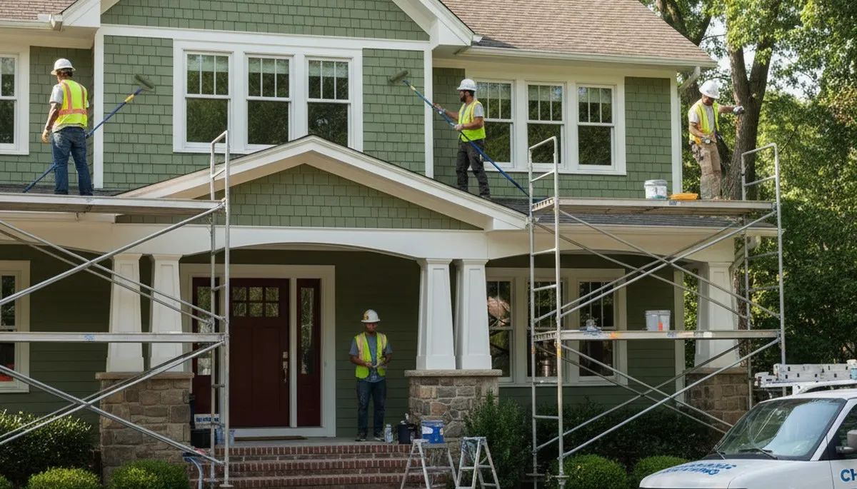 Painting contractor serving Evansville, IN with professional interior and exterior home painting services