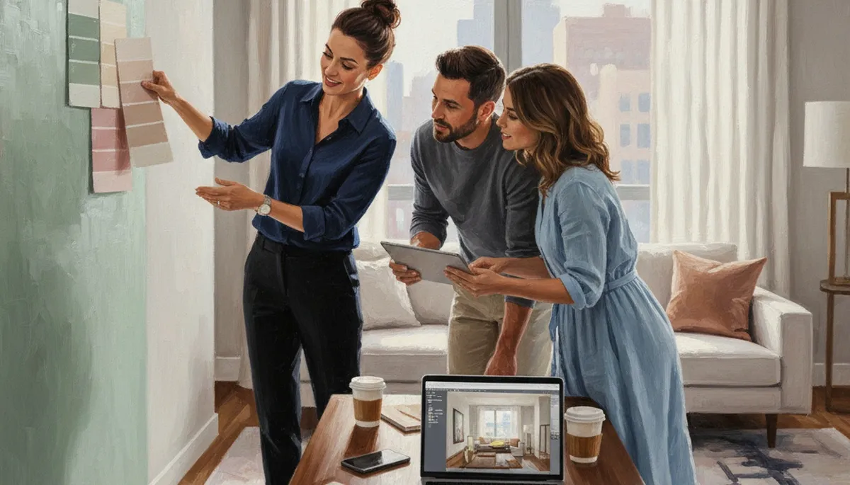 Evansville, IN color consultation for home paint palettes by Evansville Paint Pros