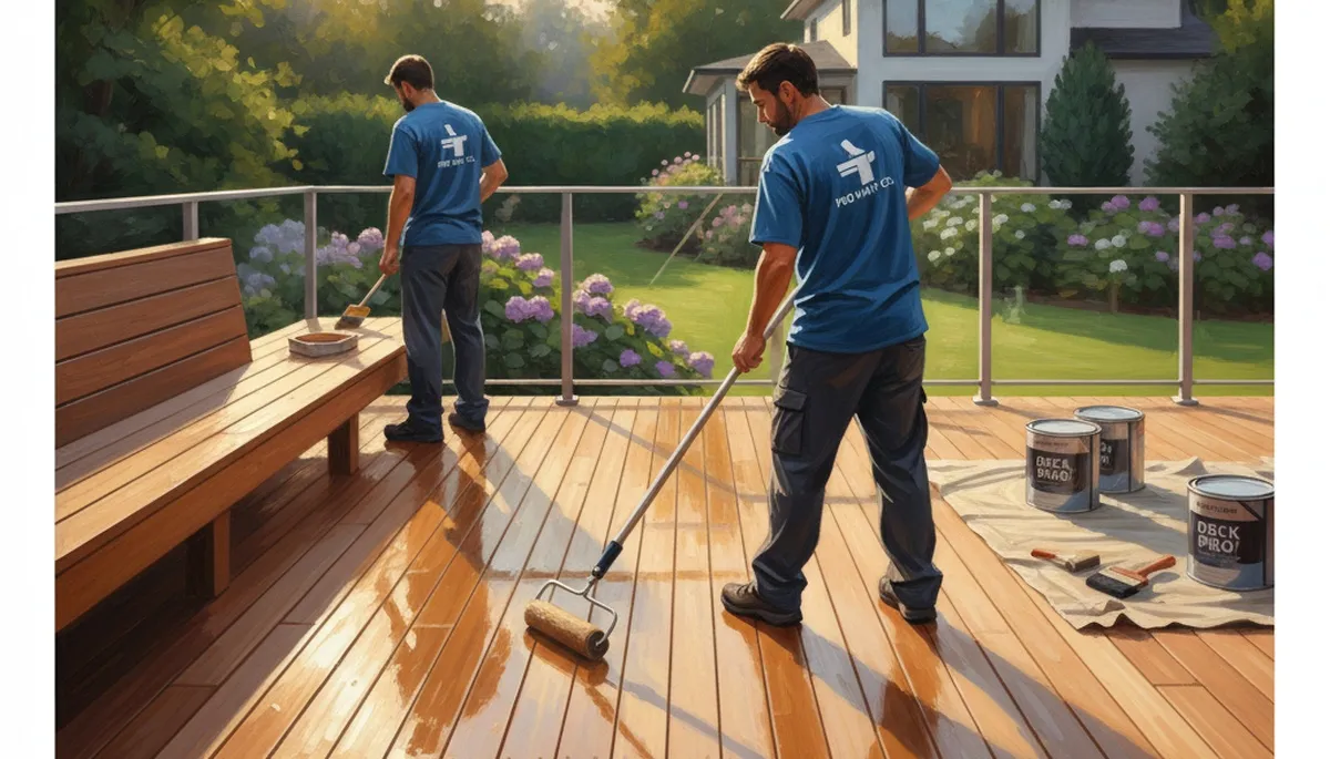 Professional deck sealing in Evansville, IN protects wood from moisture and Midwest weather damage