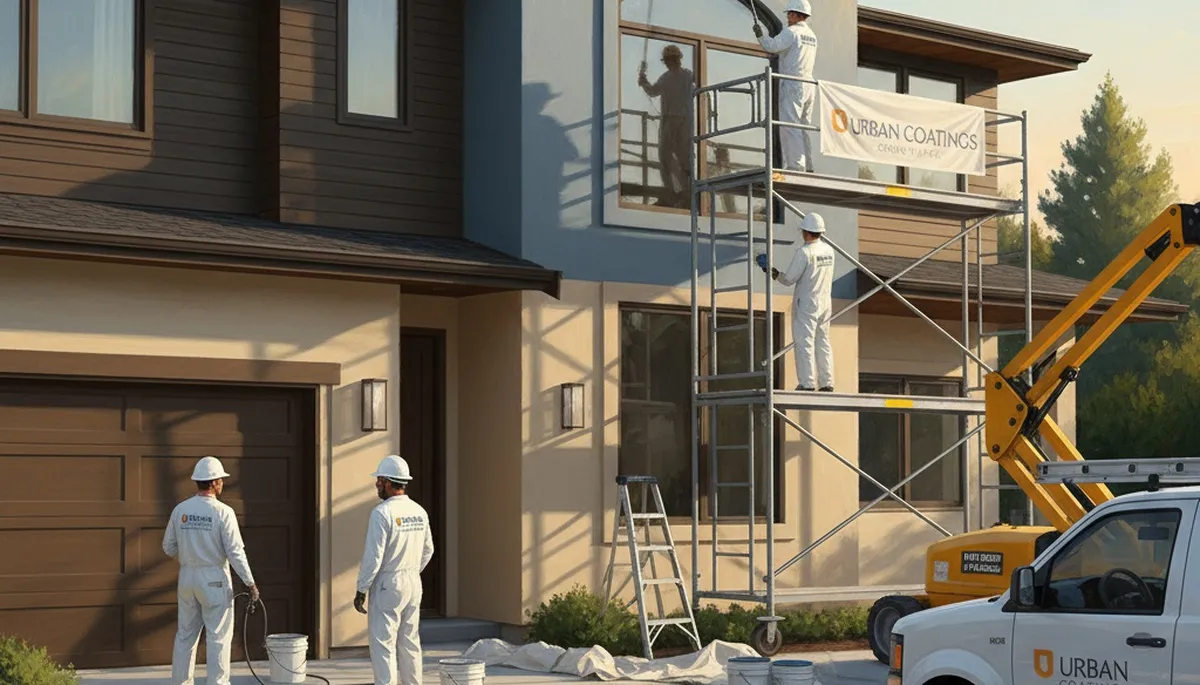 Exterior house painting in Evansville, IN by Evansville Paint Pros for curb appeal and weather protection