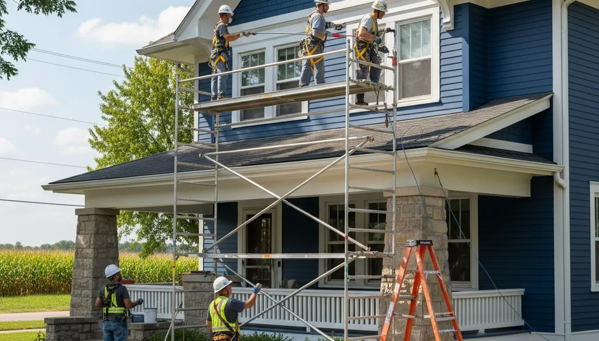 Painting company serving Evansville, IN for interior and exterior home painting services