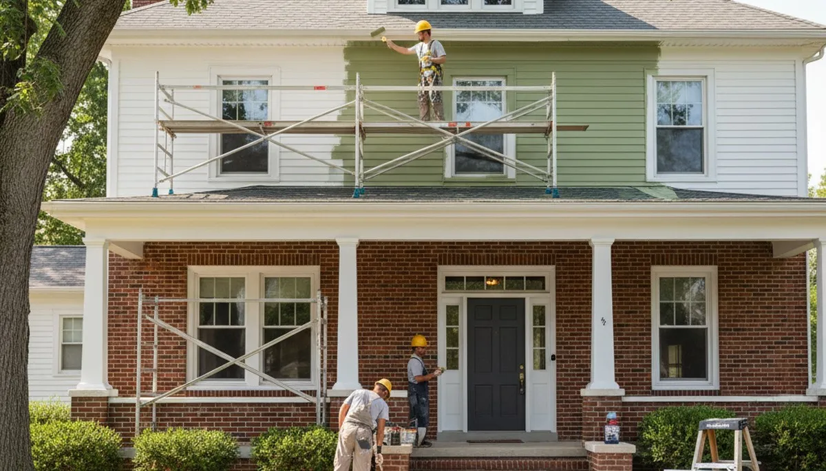 Painting contractors serving Evansville, IN for interior and exterior house painting projects