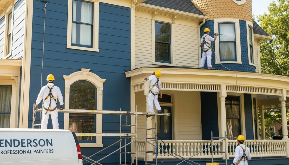 Evansville, IN painting crew providing professional interior and exterior house painting services