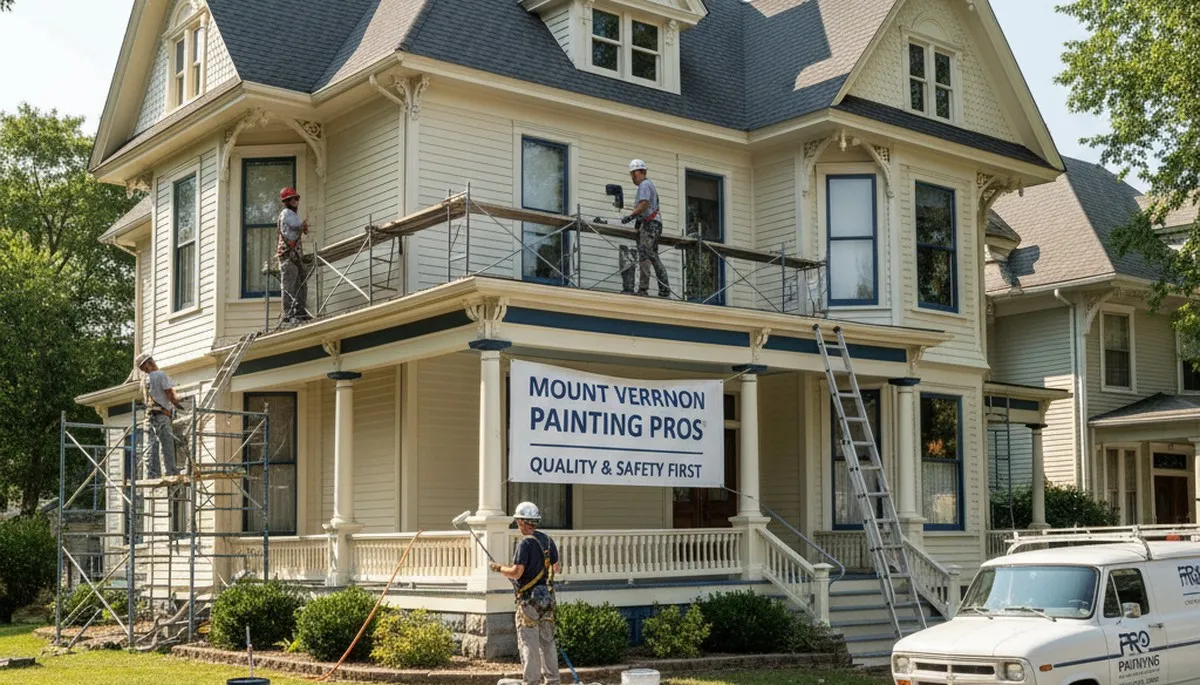 Interior painting crew serving Evansville, IN with professional residential and commercial painting services