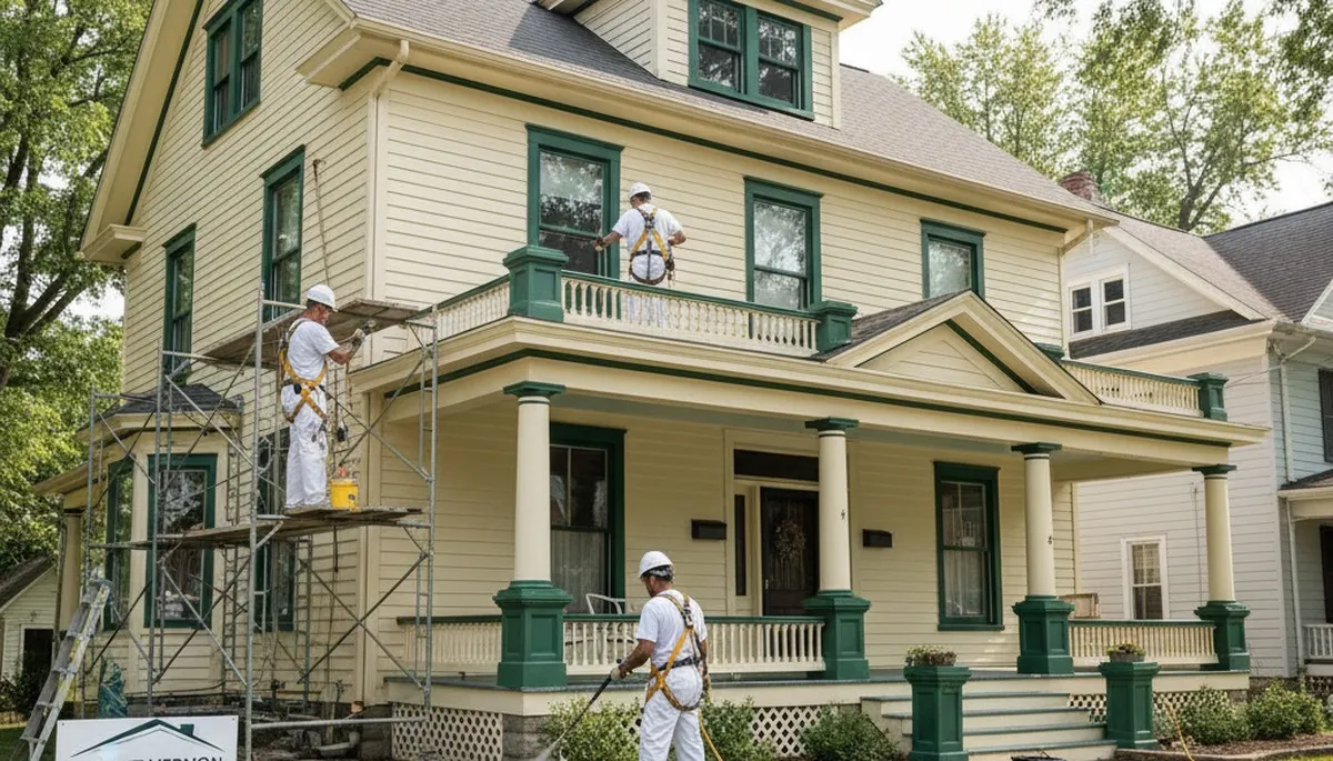 Painting service team in Evansville, IN for interior and exterior home painting projects