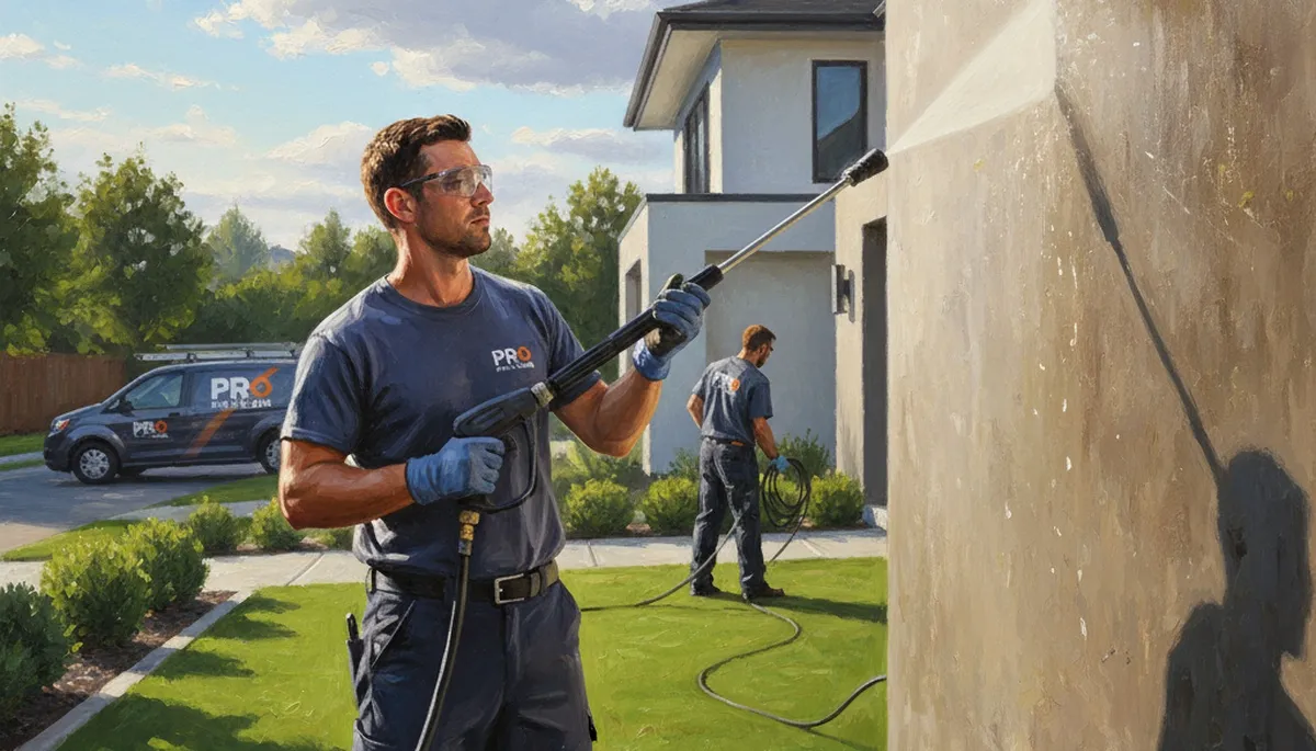 Pressure cleaning service in Evansville, IN removes grime and mildew from exterior surfaces