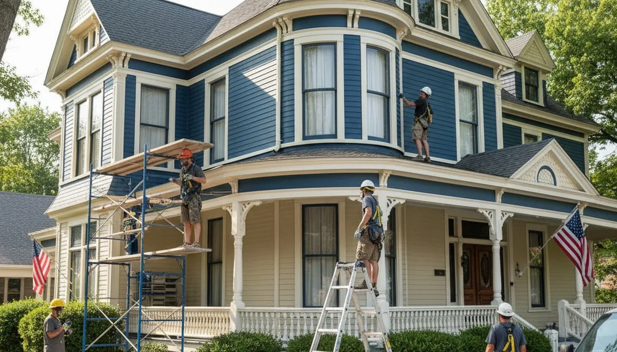 Painting company serving Evansville, IN for interior and exterior home painting projects