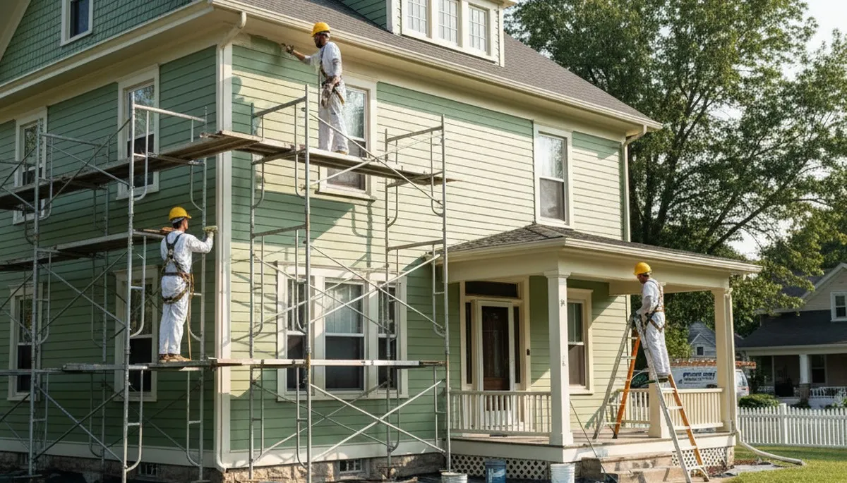 Professional painting crew serving Evansville, IN with quality interior and exterior painting services